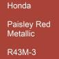 Preview: Honda, Paisley Red Metallic, R43M-3.